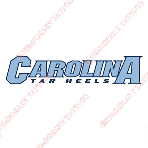 North Carolina Tar Heels Customize Temporary Tattoos Stickers NO.5518